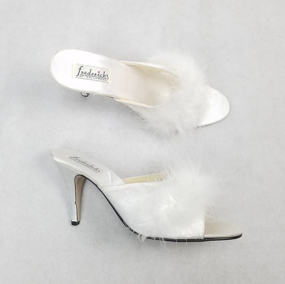 Frederick S Fuzzy Sexy Bedroom Slippers Maribou